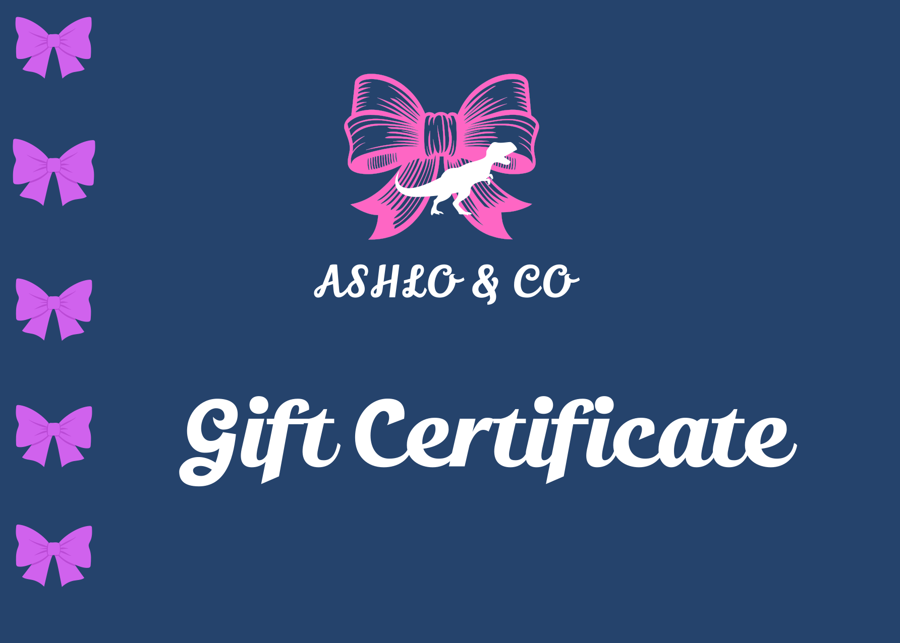 Gift Certificates