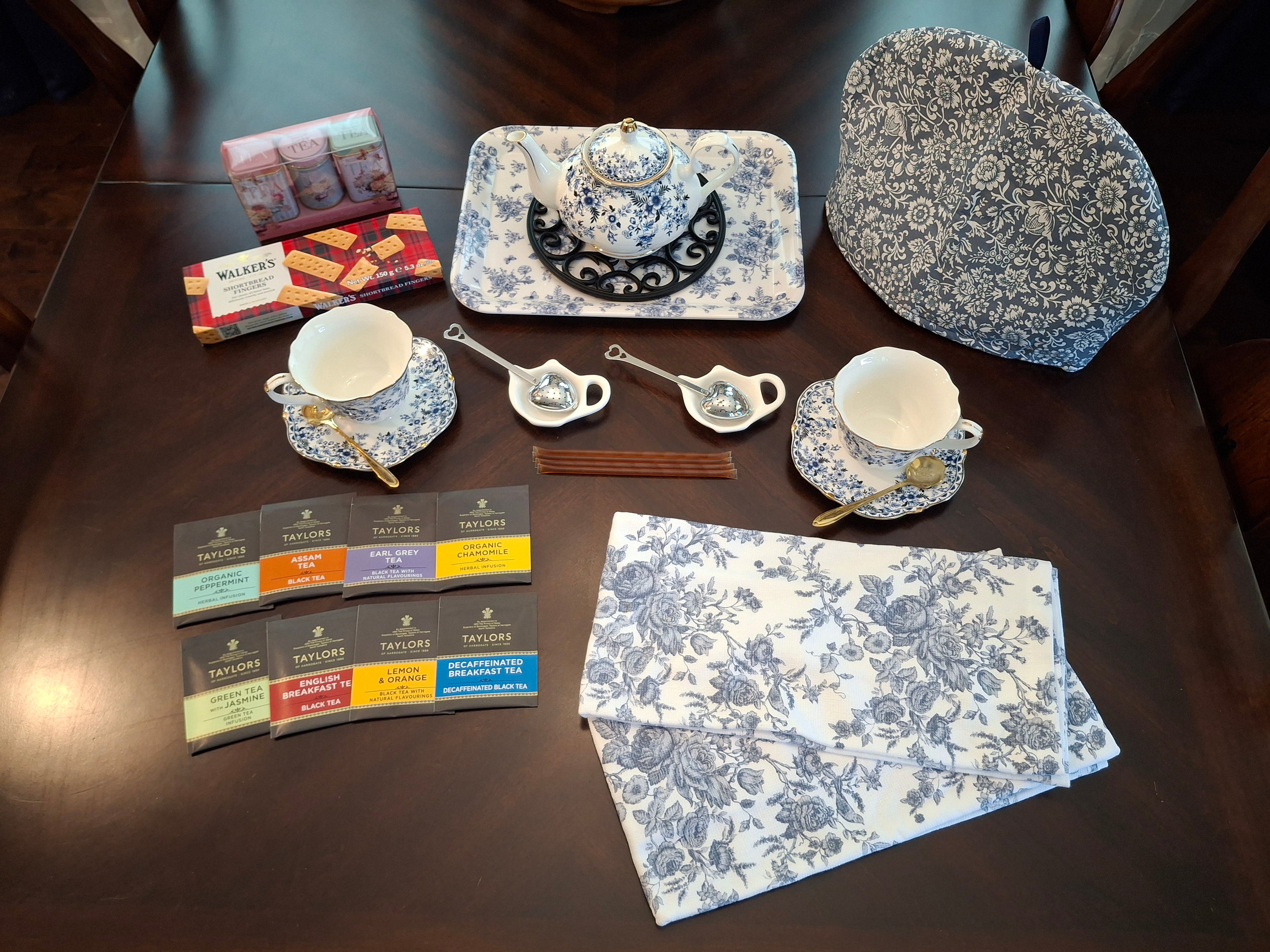 Tea Time Set ~ Blue Floral