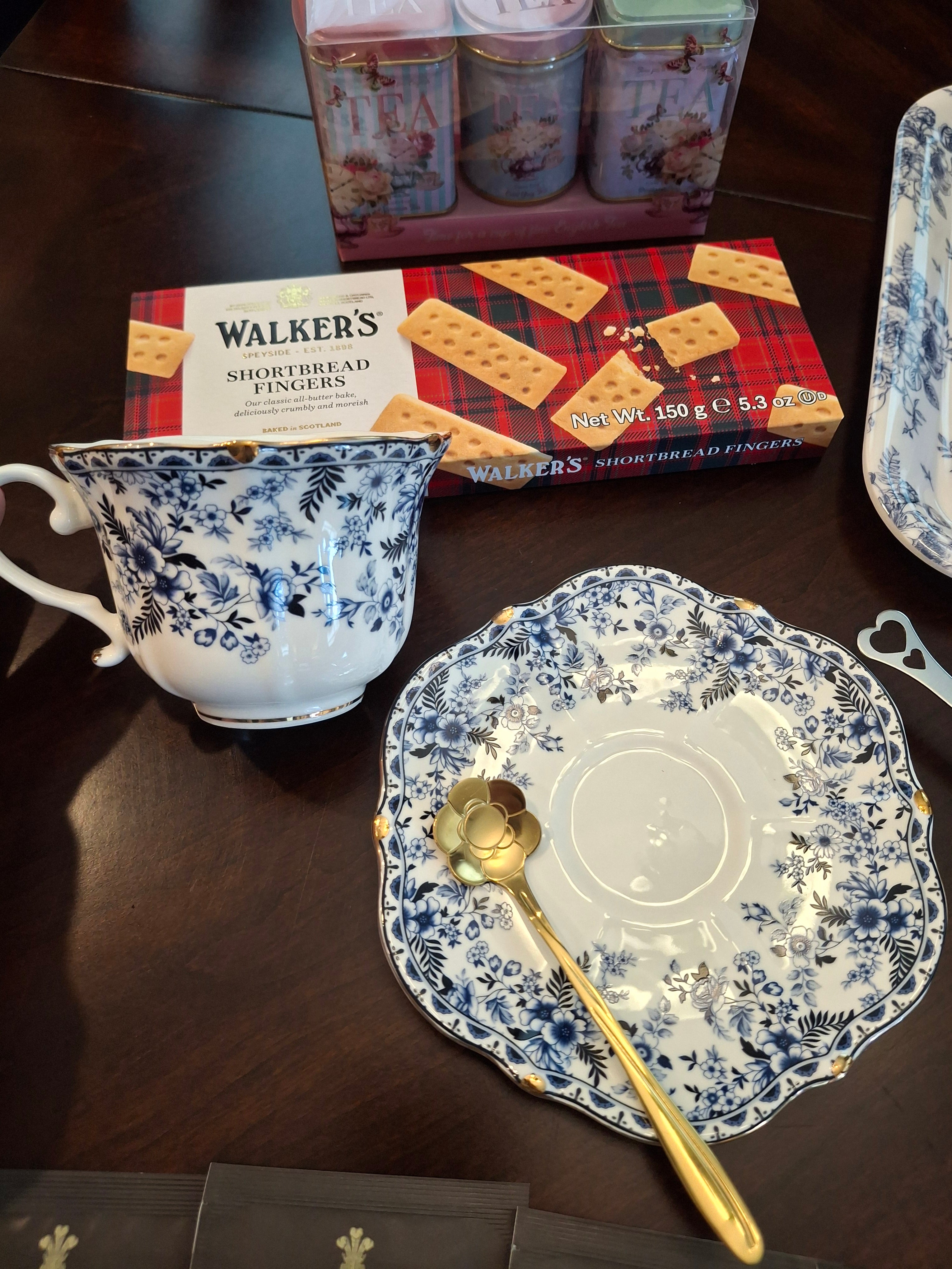Tea Time Set ~ Blue Floral
