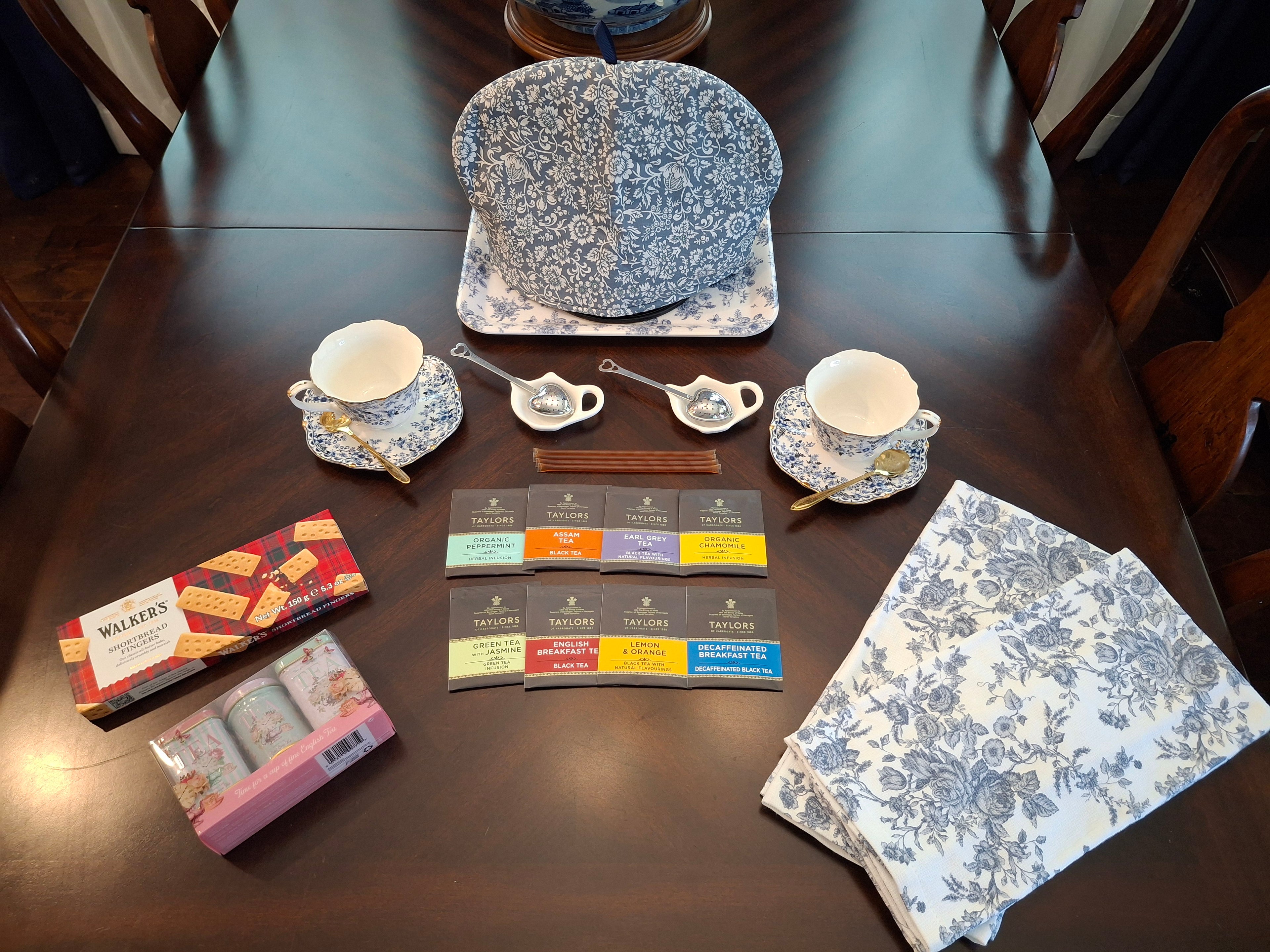 Tea Time Set ~ Blue Floral