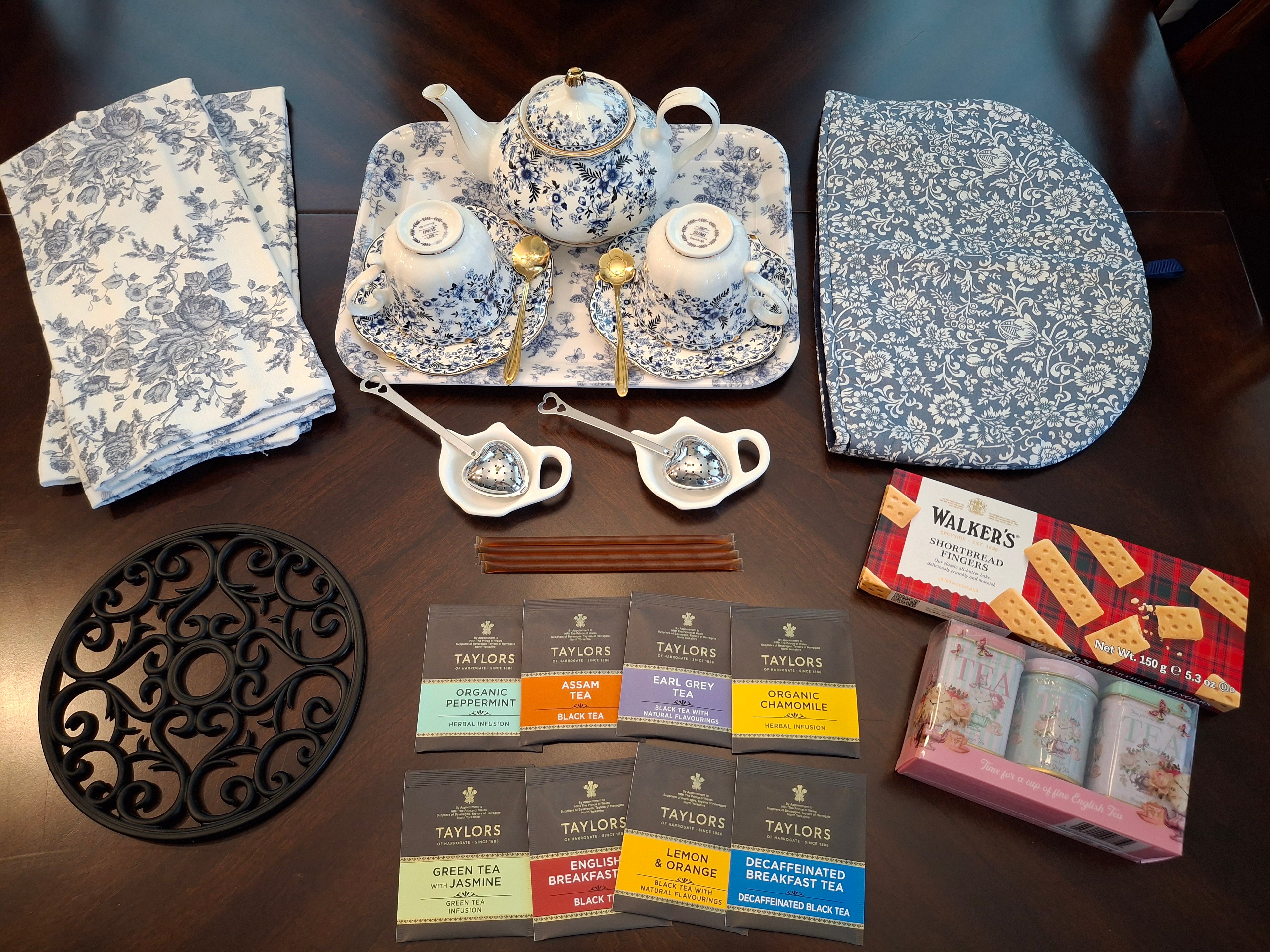 Tea Time Set ~ Blue Floral