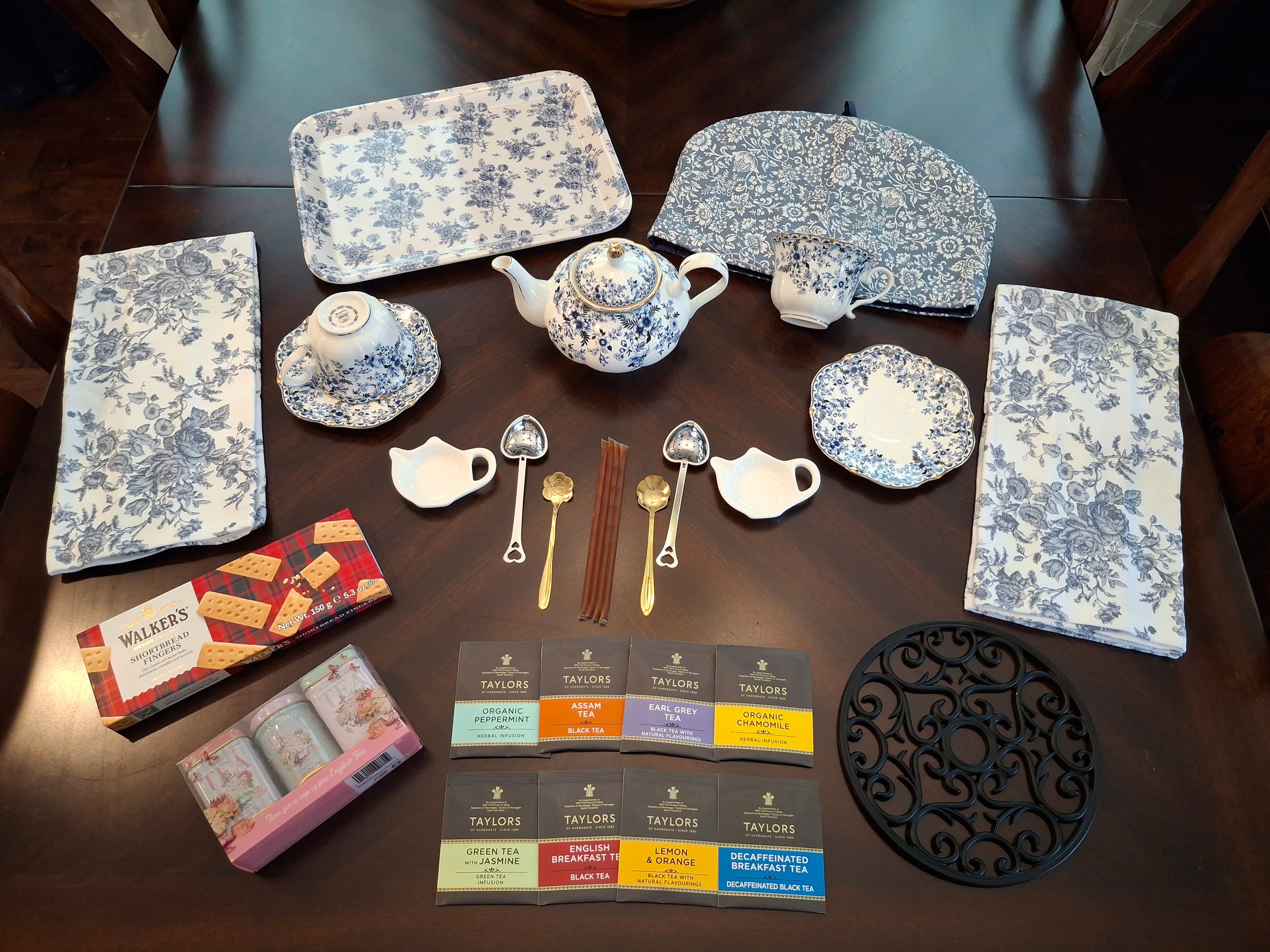 Tea Time Set ~ Blue Floral