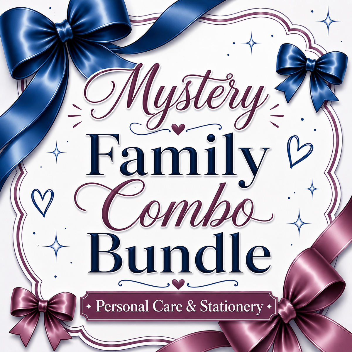 Family Combo Bundle ~ Personal Care & Stationery
