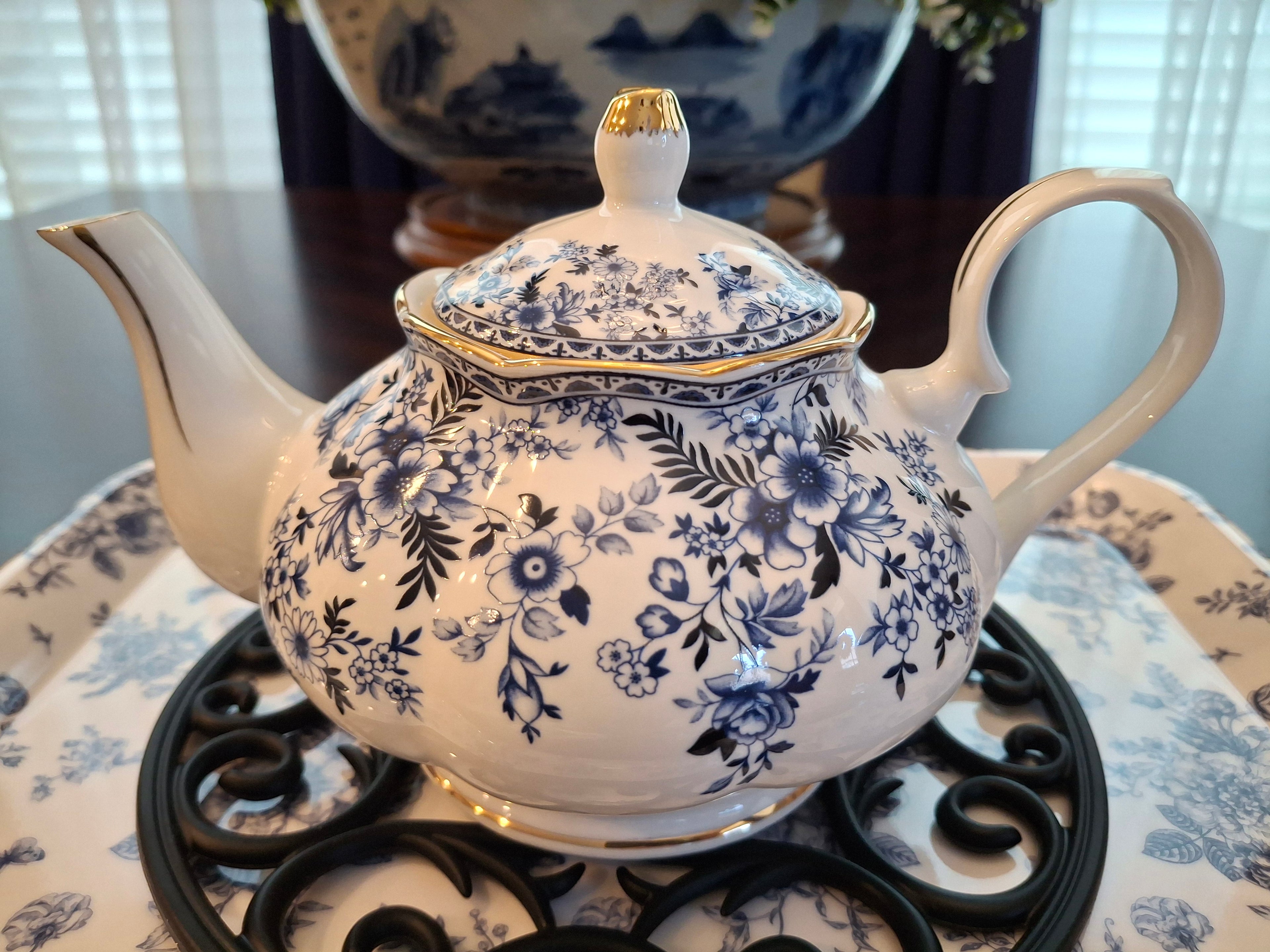 Tea Time Set ~ Blue Floral